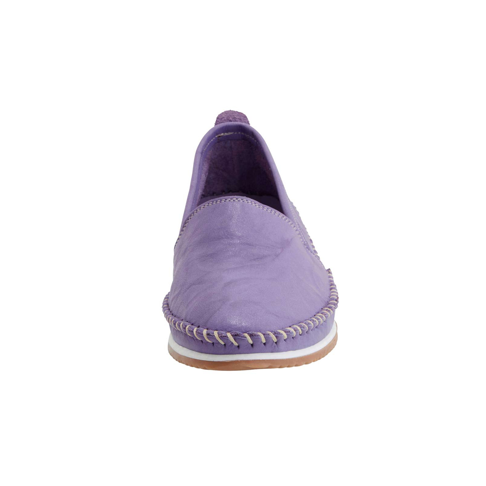 Lederslipper flieder