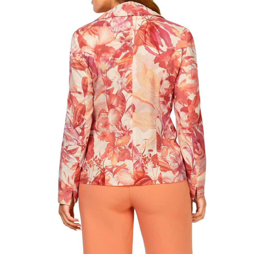 Designer-Druckblazer papaya
