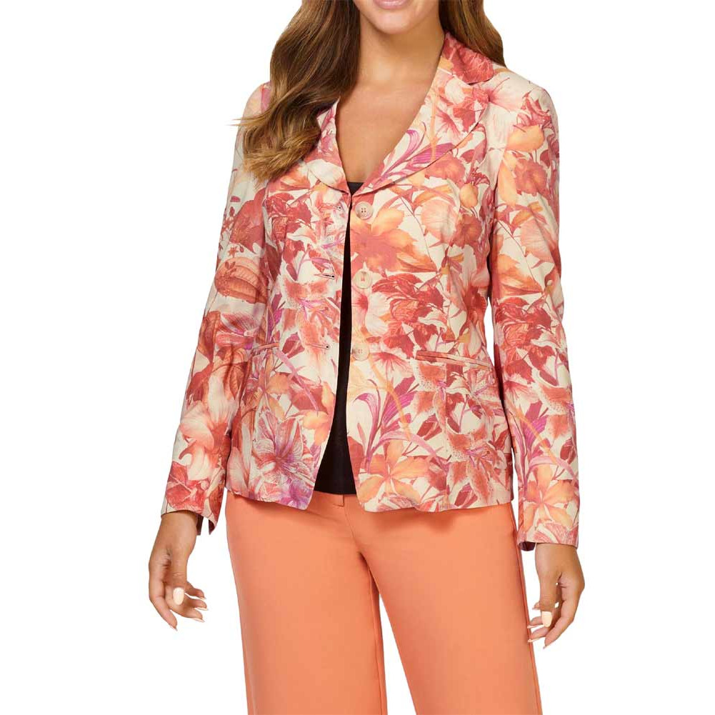 Designer-Druckblazer papaya