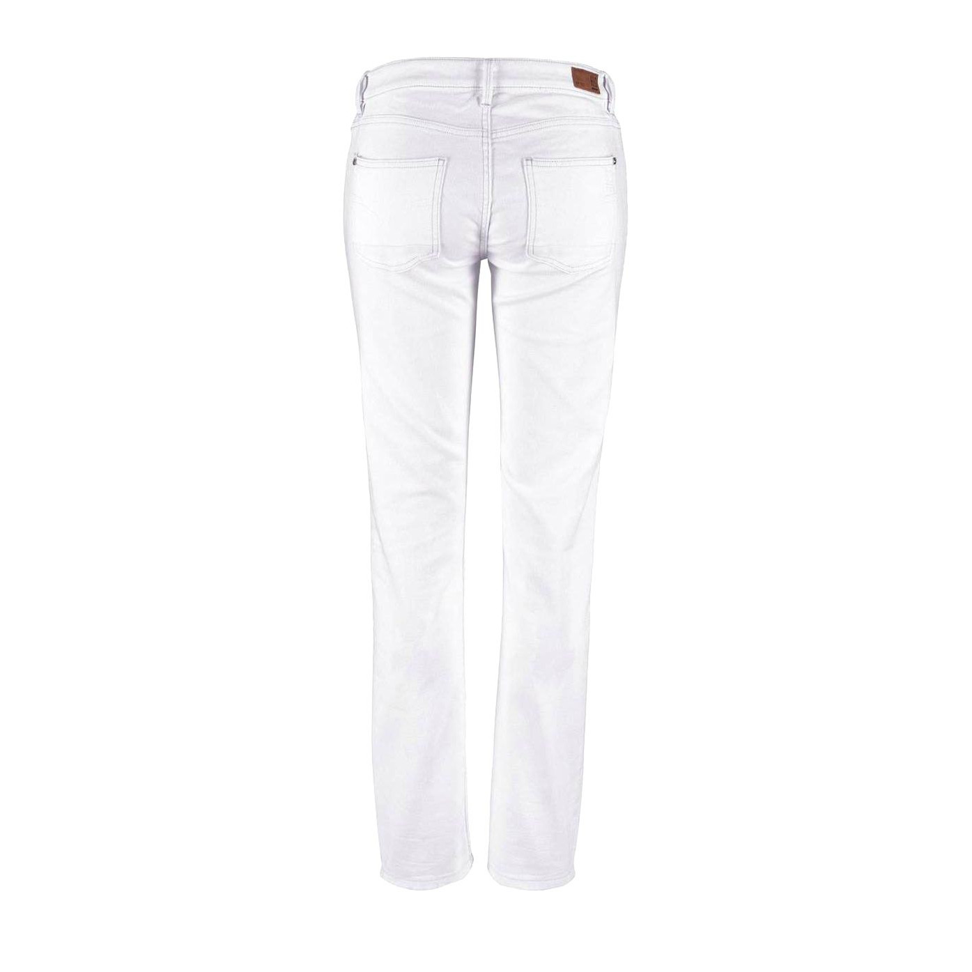 Marken-Jeans MONROE m. Stickerei weiß