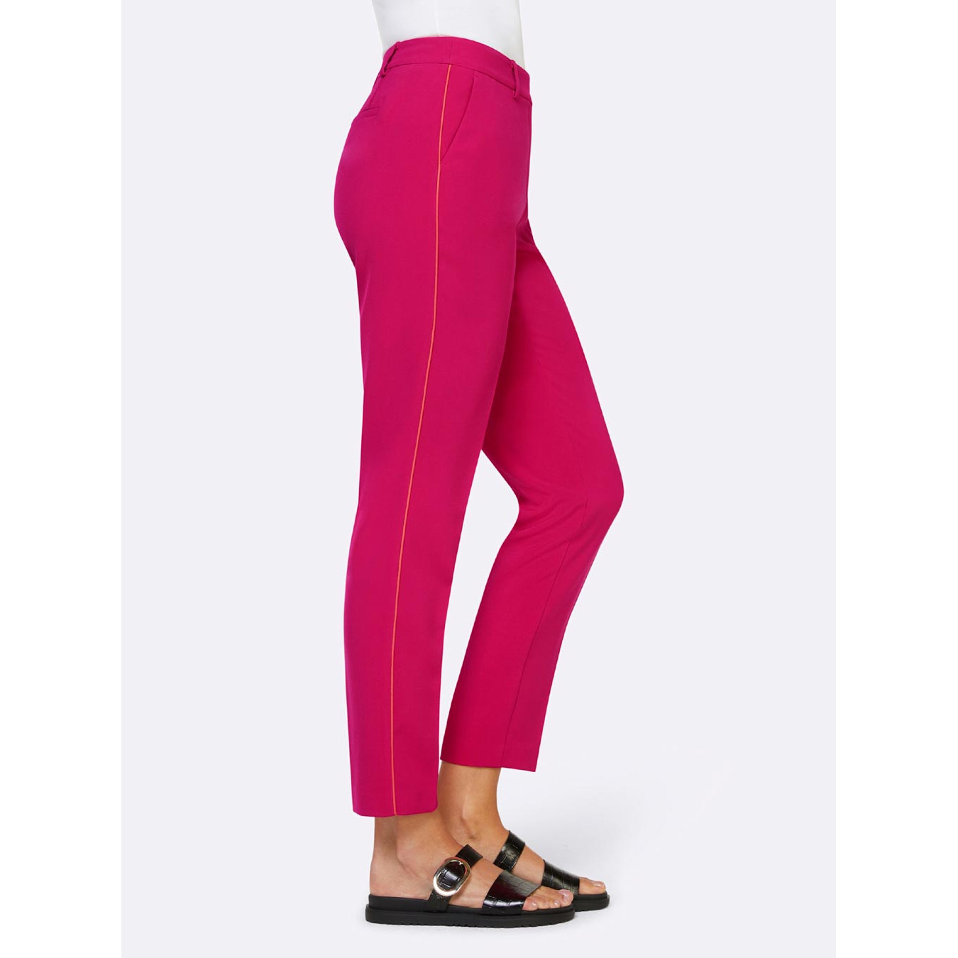 Designer-Stretchhose pink