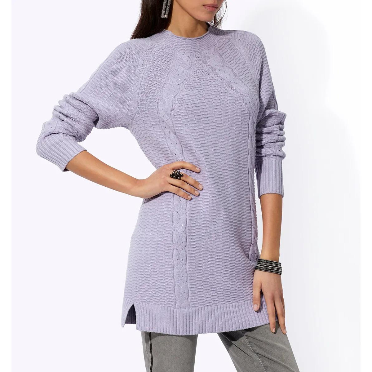 Longpullover flieder