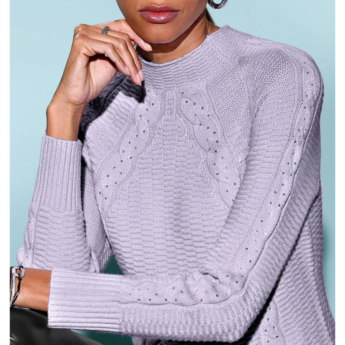 Longpullover flieder