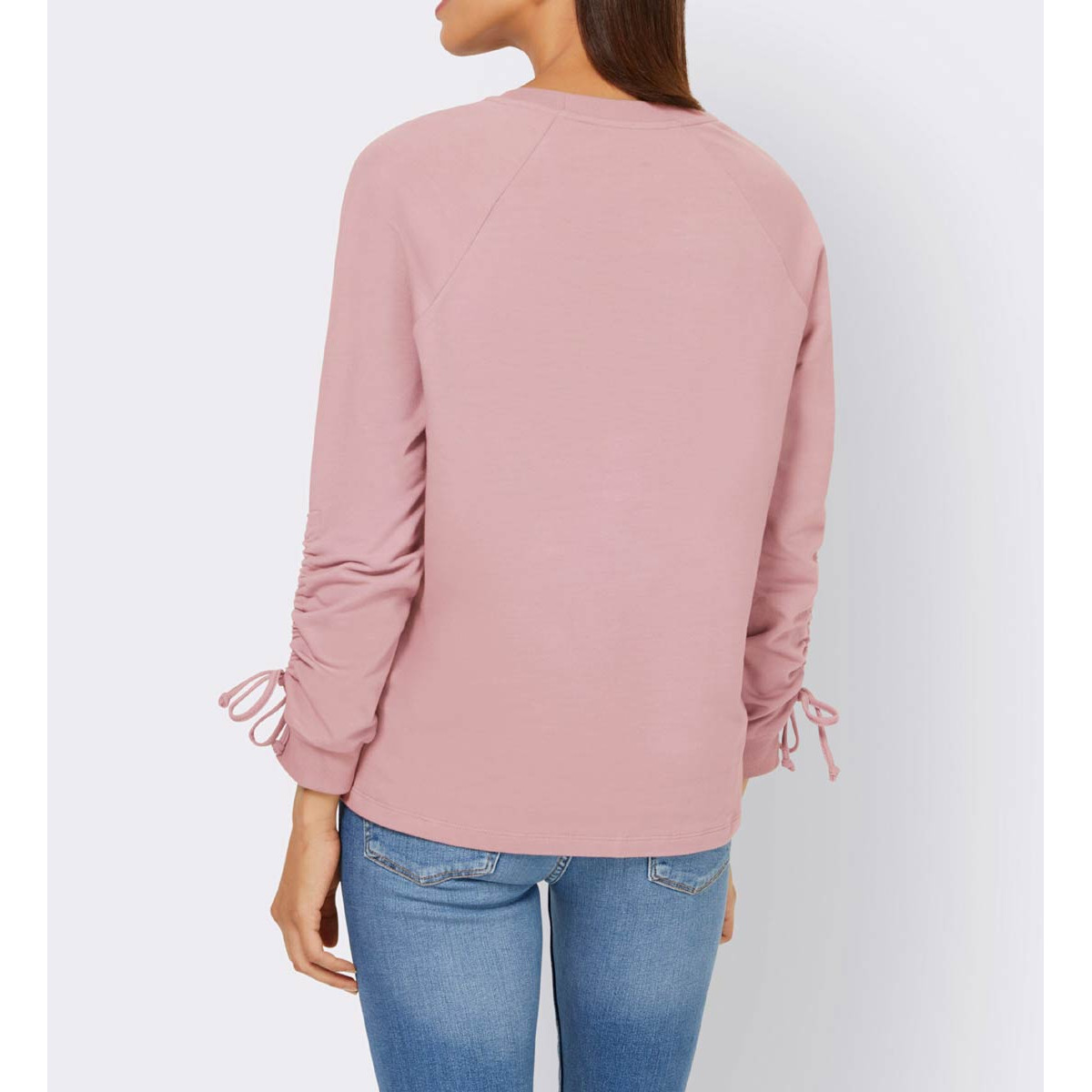 Designer-Shirt m.geprägtem Löwenkopf mauve