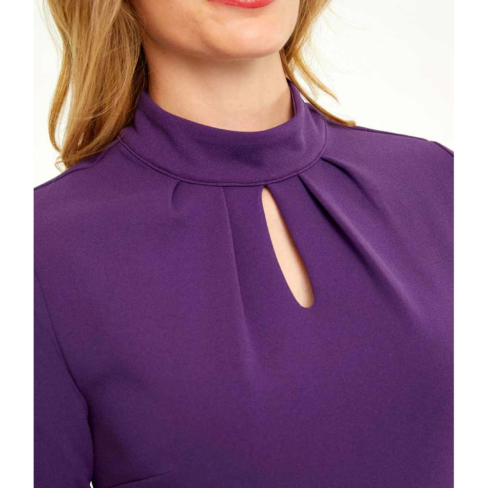 Designer-Kleid dunkellila