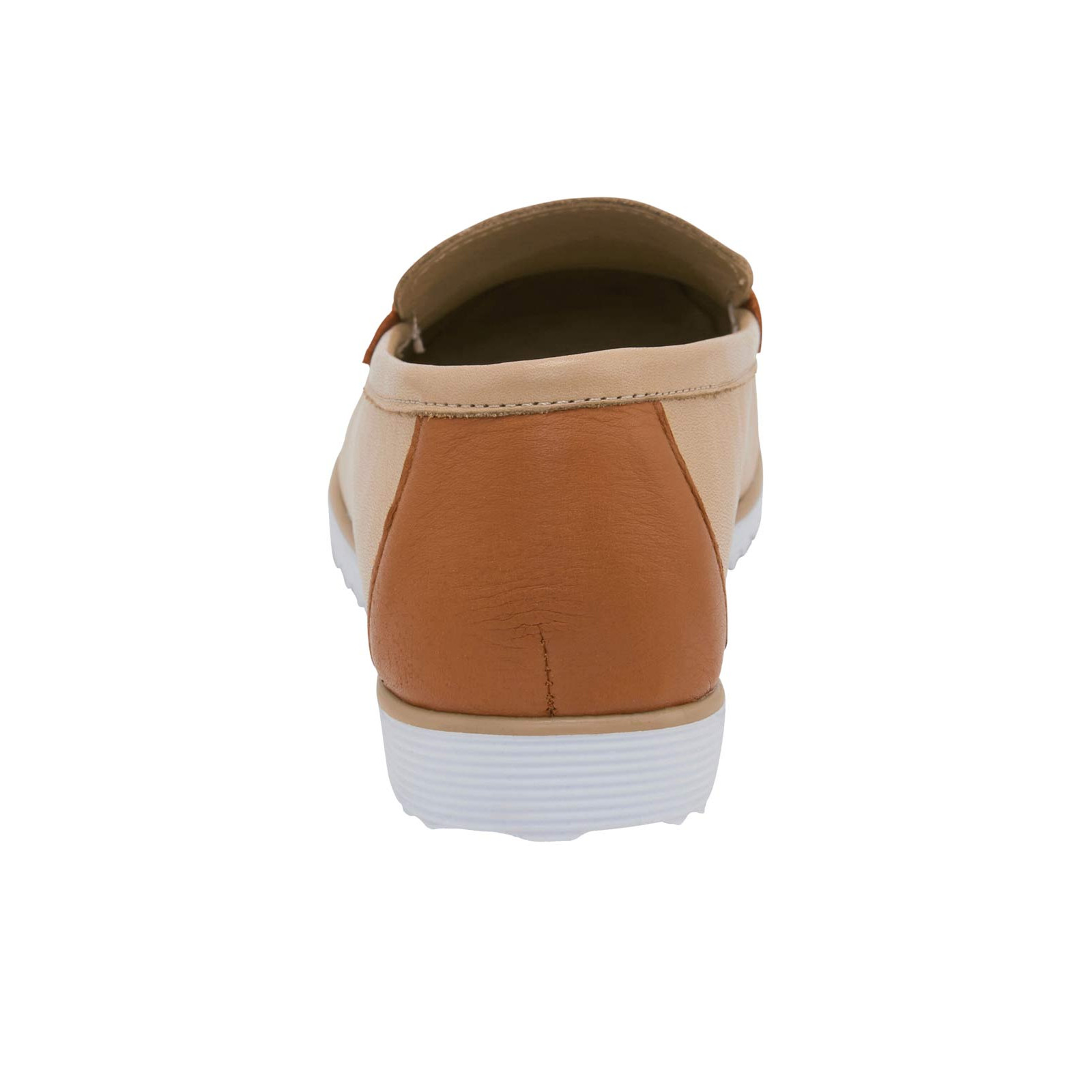 Rind-Nappaleder-Slipper camel-cognac