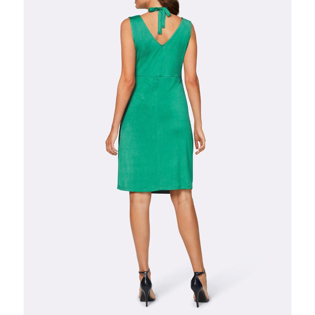 Designer-Cut-Outs-Jerseykleid grün