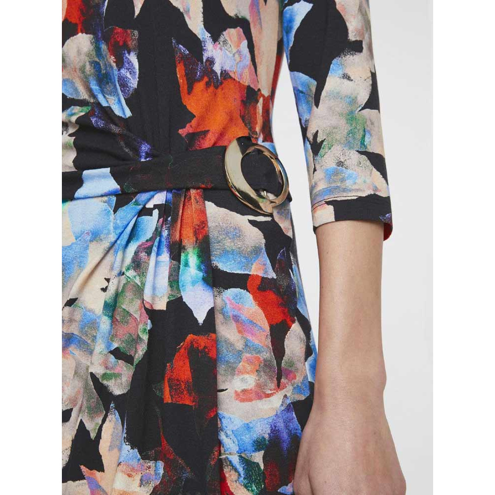 Designer-Jerseykleid bunt