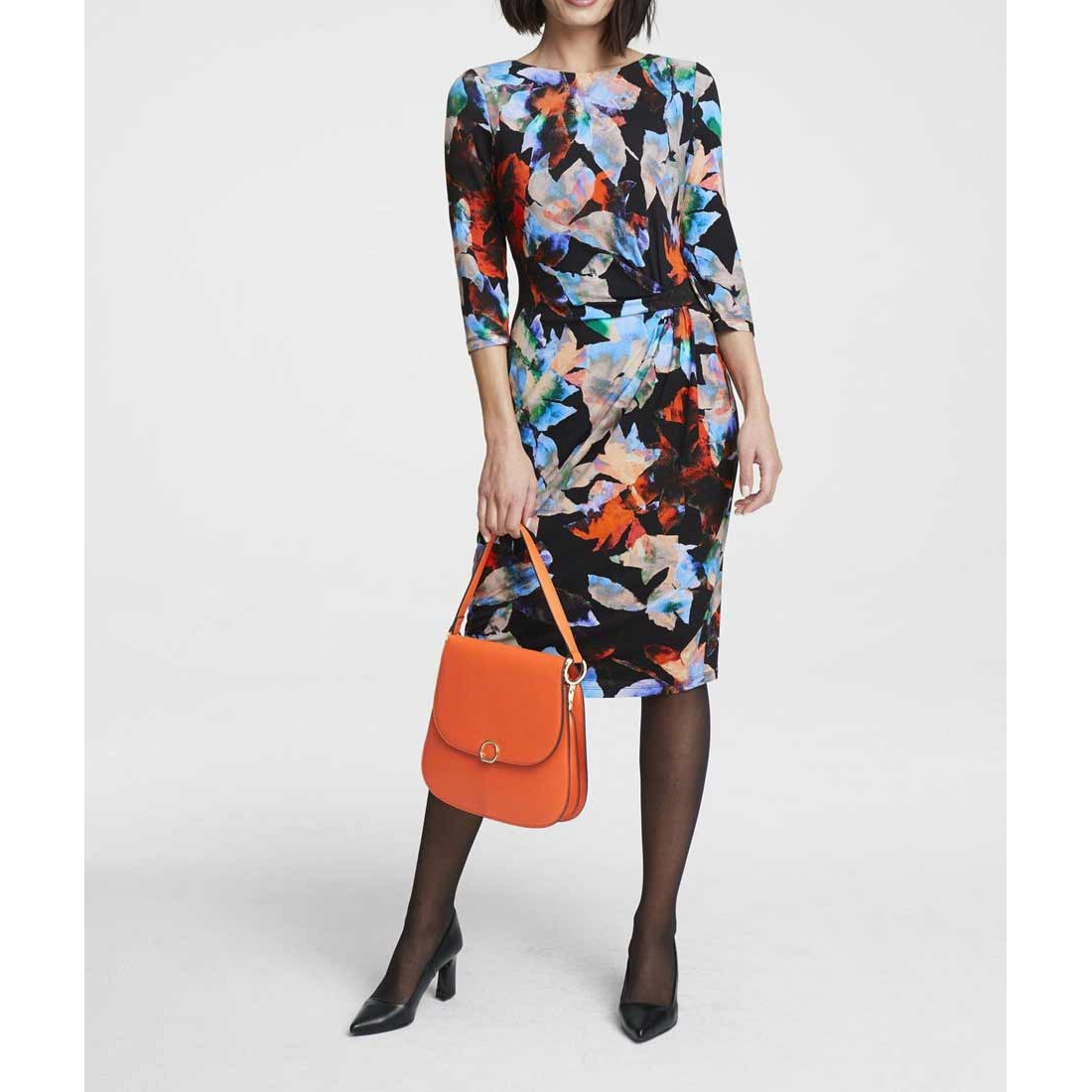Designer-Jerseykleid bunt