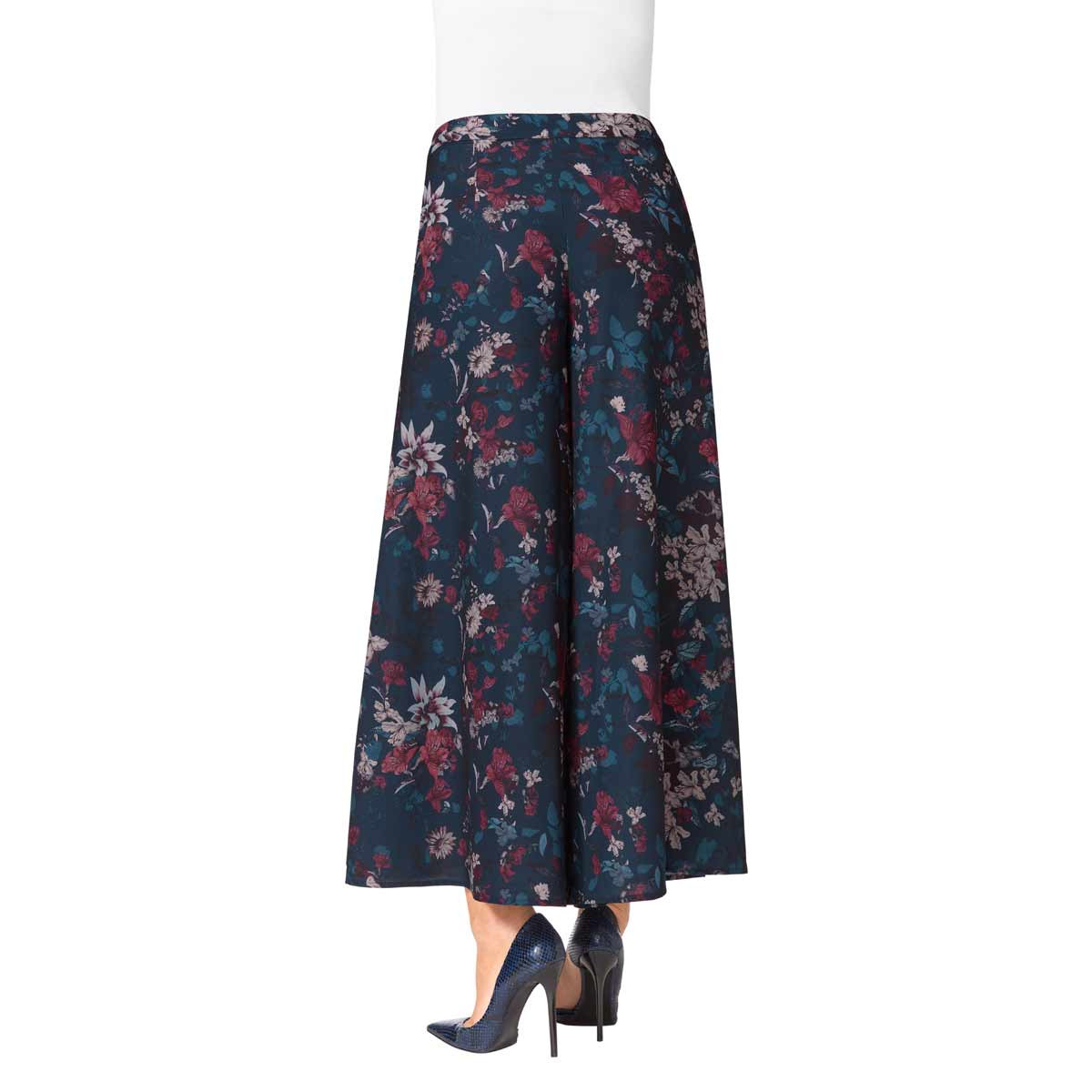 Druckhose blau-bunt