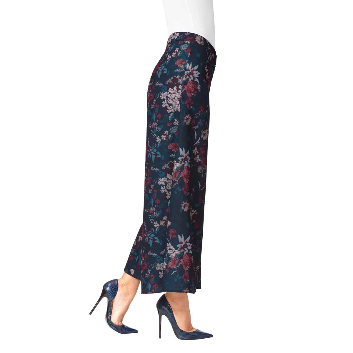 Druckhose blau-bunt