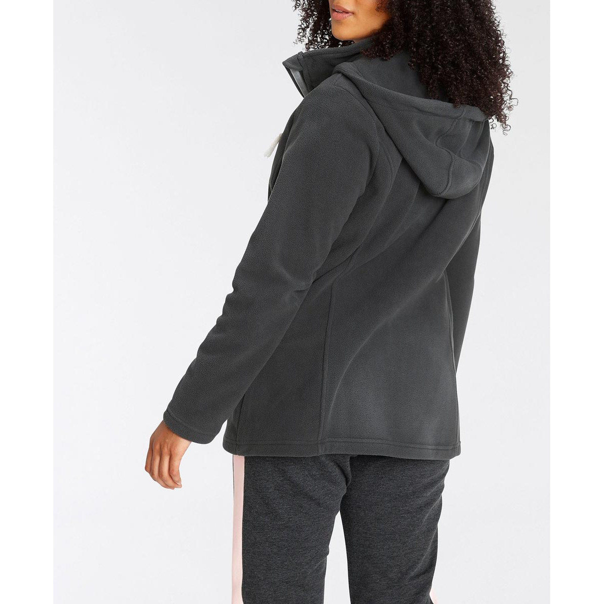 Marken-Fleecejacke anthrazit
