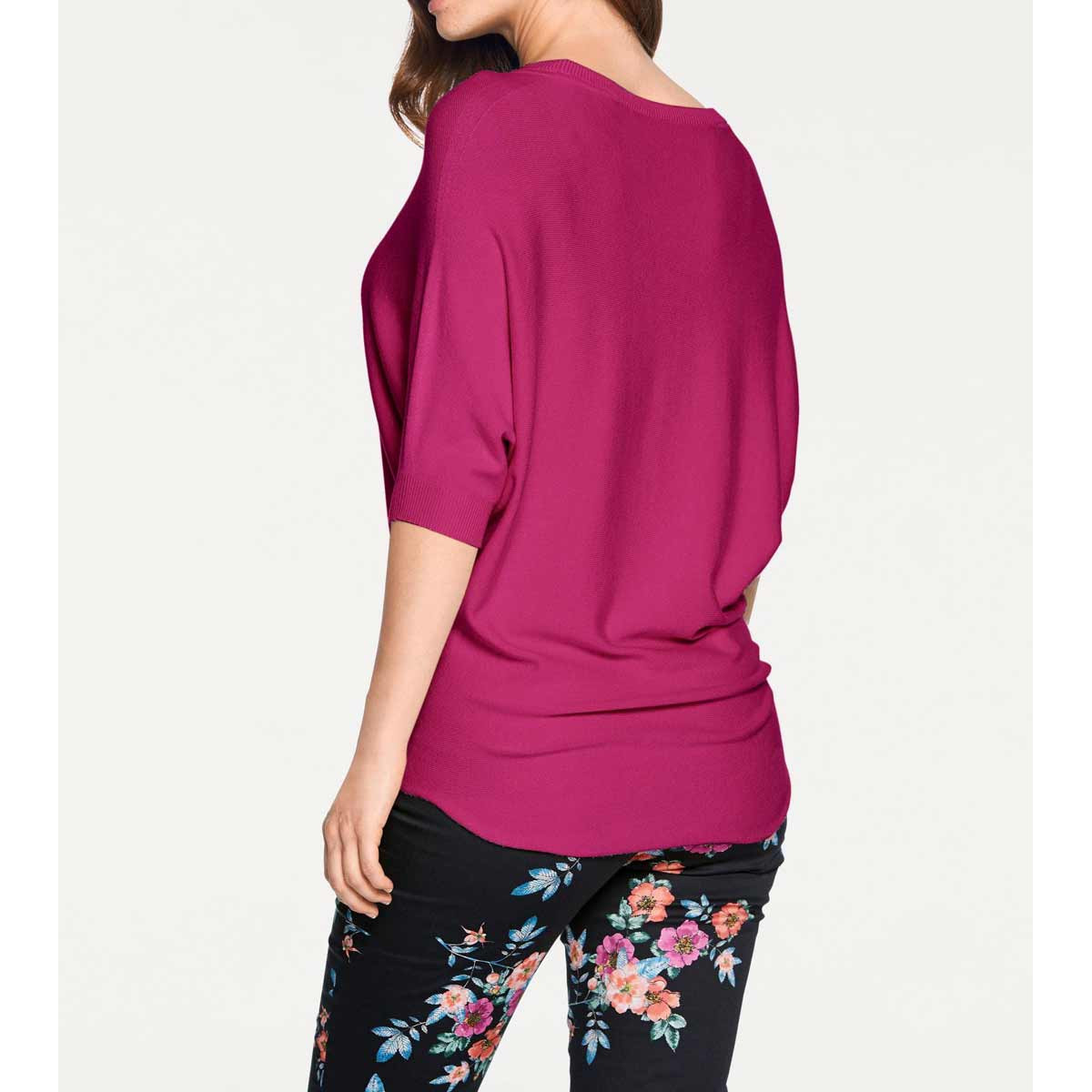 Designer-Feinstrickpullover pink