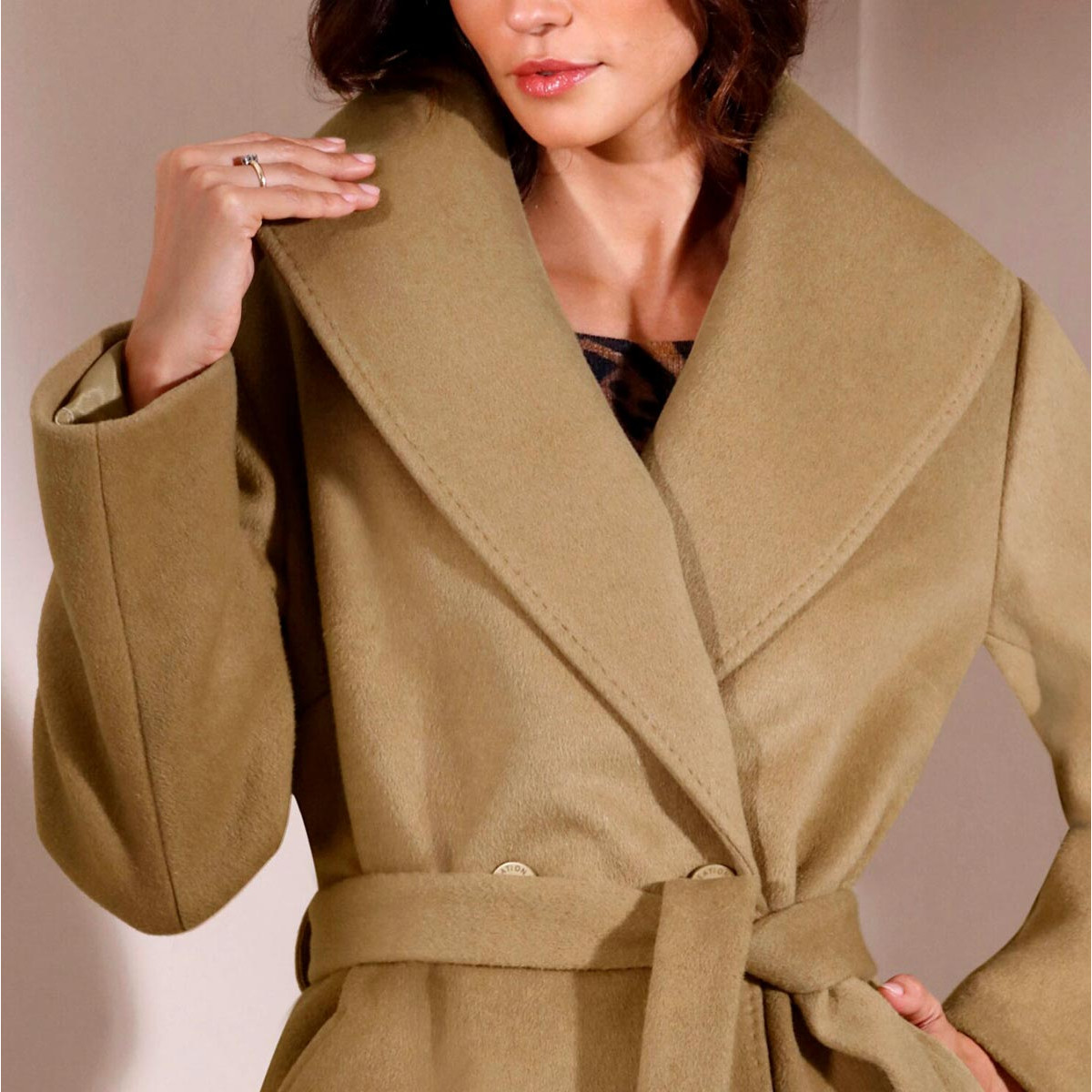 Kaschmir-Jacke camel