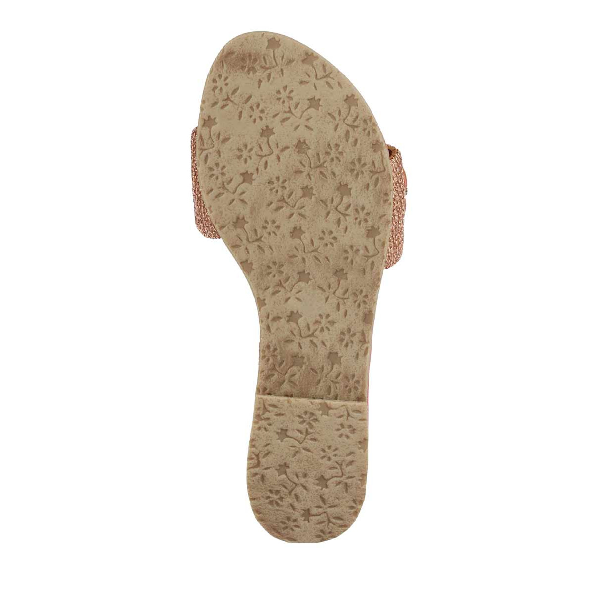 Marken-Pantolette rosé-taupe