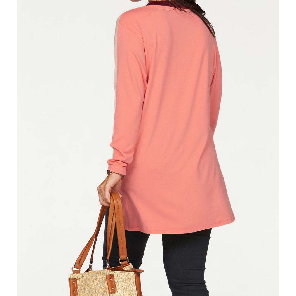 Designer-Tunika rosé-koralle