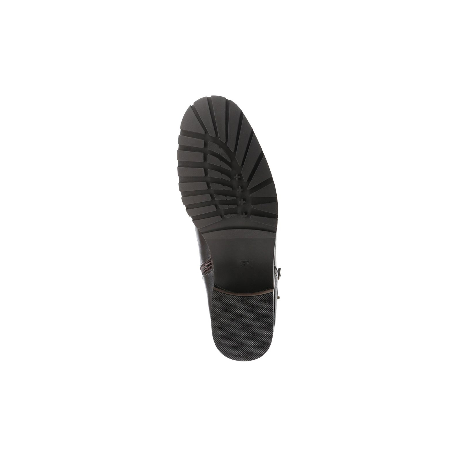 Marken-Rind-Nappaleder-Stiefel m.Stretcheinsatz braun