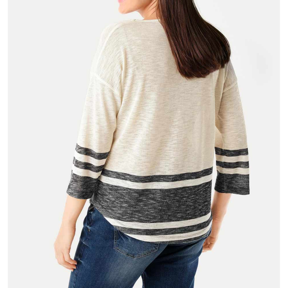 Druckpullover natur-bunt