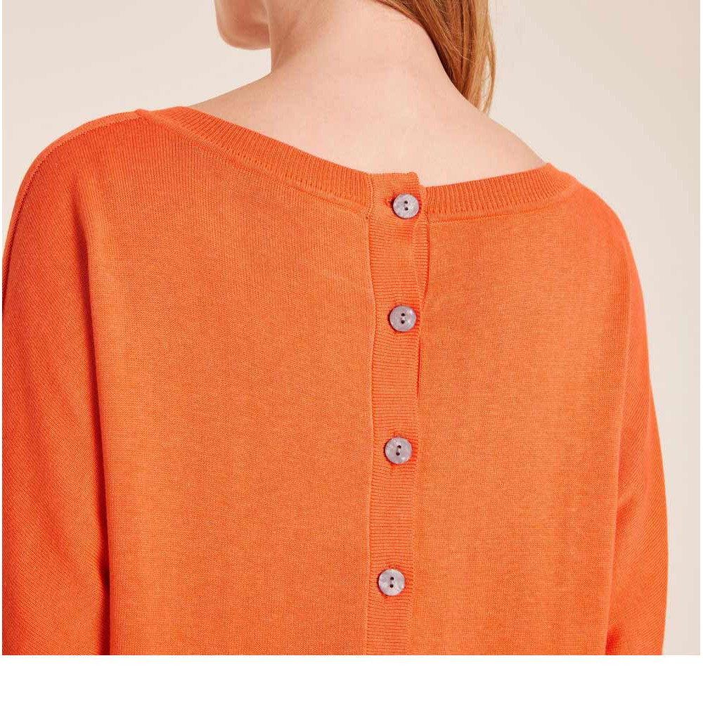 Designer-Oversizedpullover orange