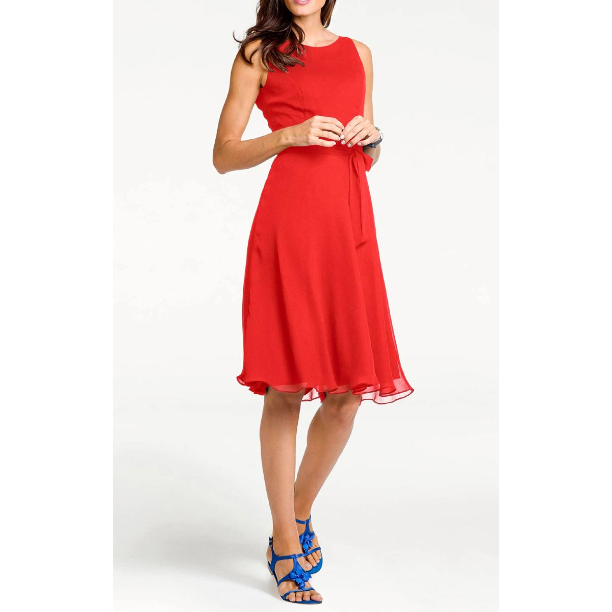 Designer-Prinzesskleid koralle