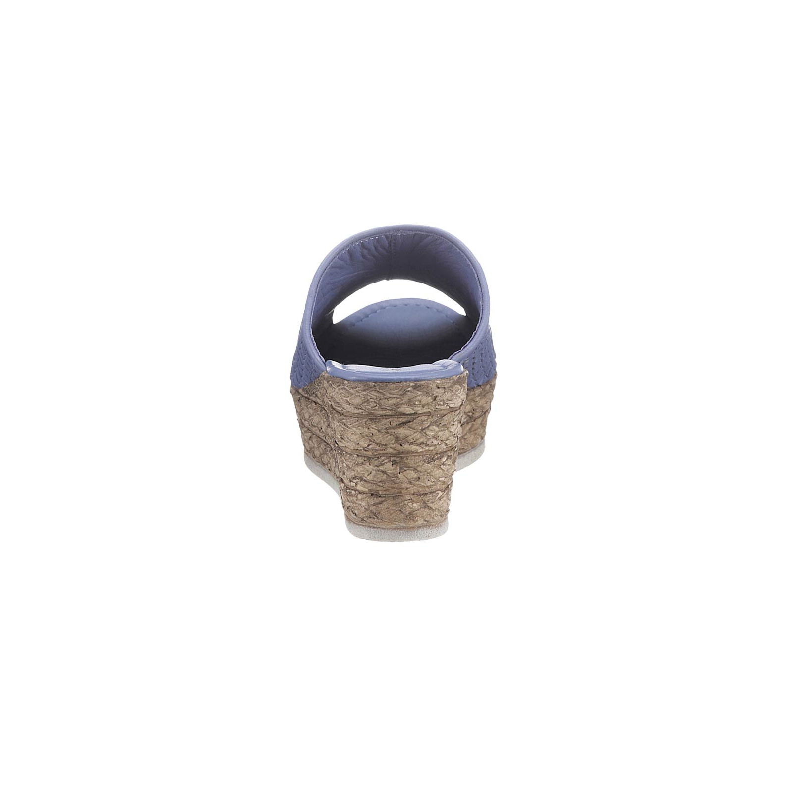 Rind-Nappaleder-Pantolette m.Flechtmuster flieder