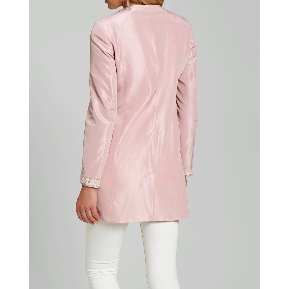 Blazer m. Spitze rosé