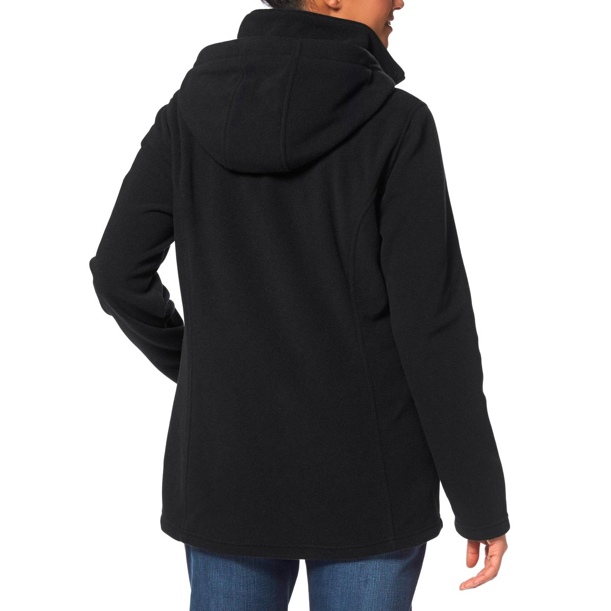 Marken-Fleecejacke schwarz