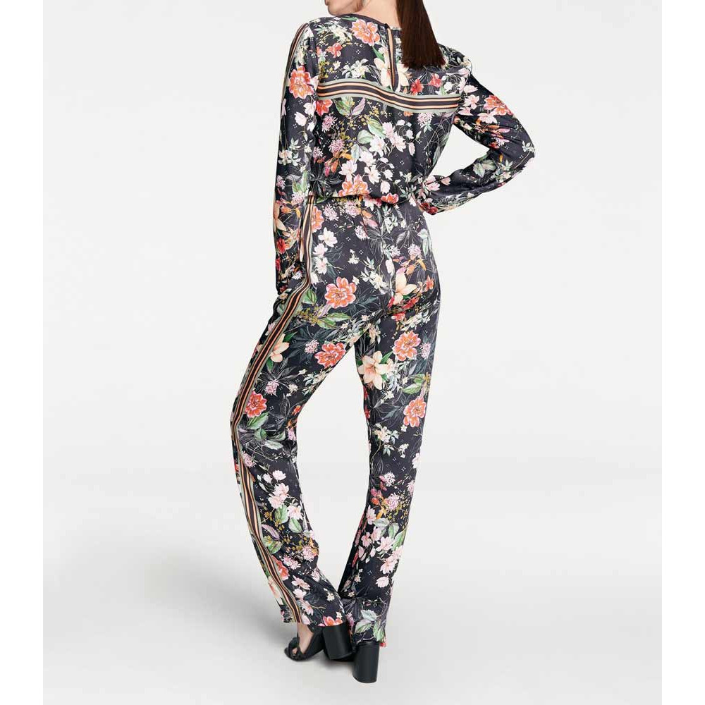 Designer-Overall schwarz-bunt