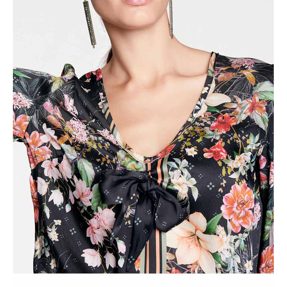 Designer-Overall schwarz-bunt