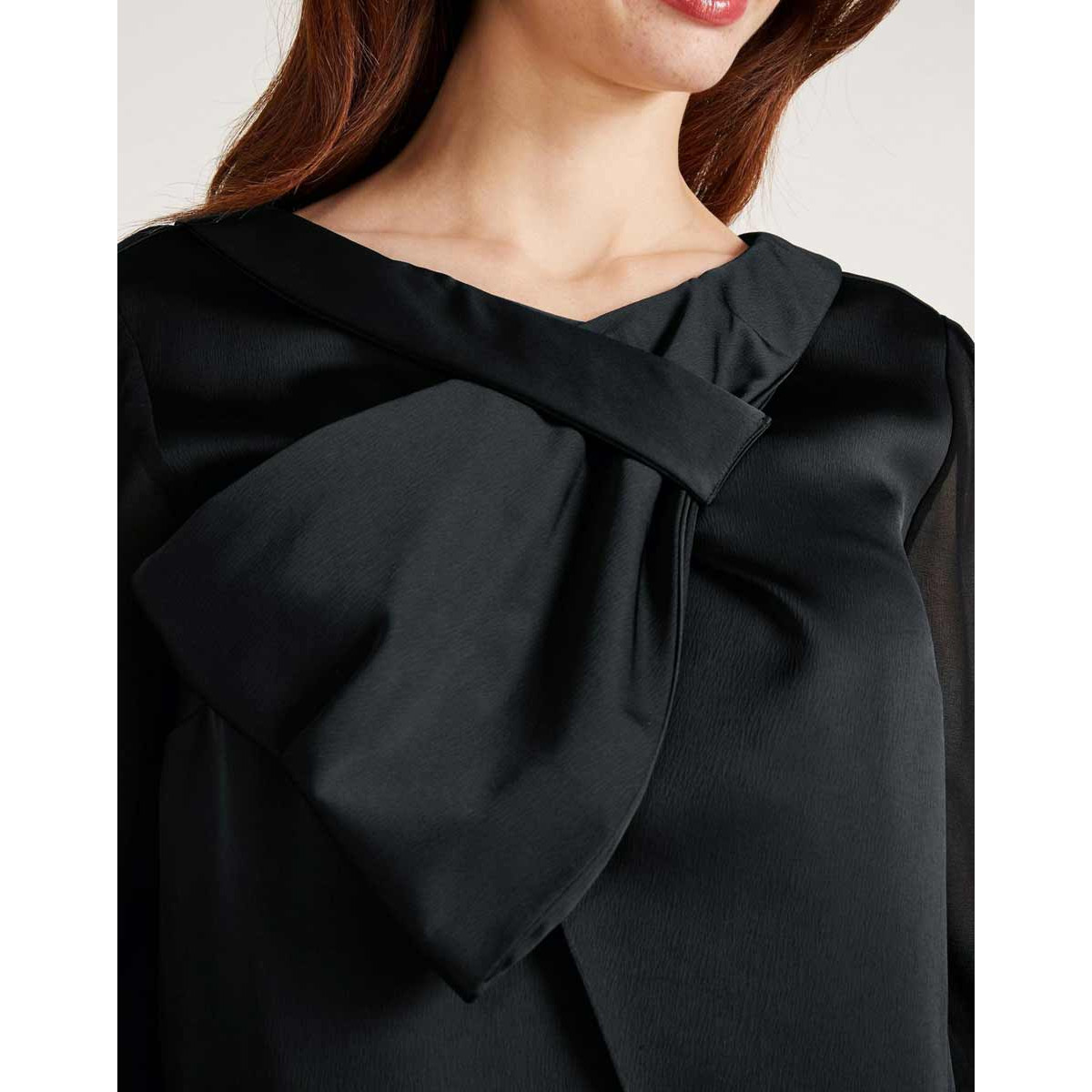 Designer-Bluse schwarz