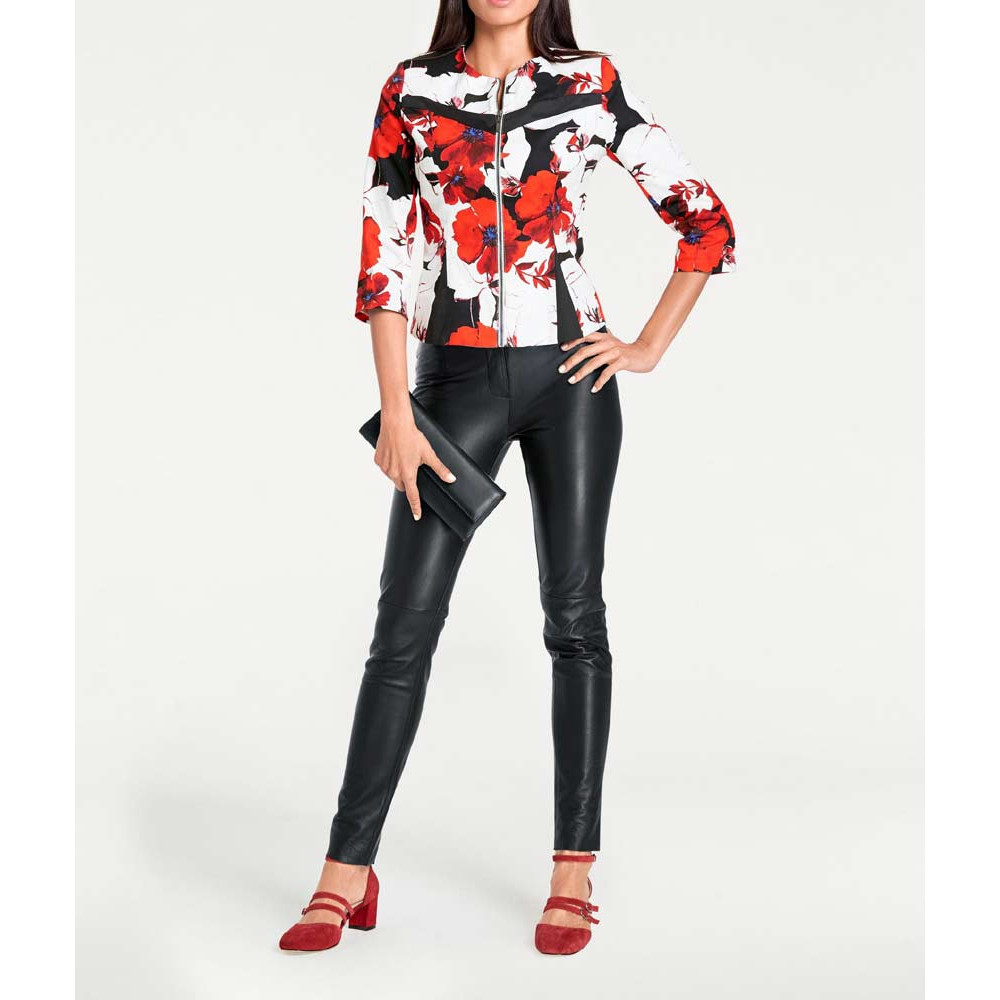 Designer-Blazer weiß-bunt