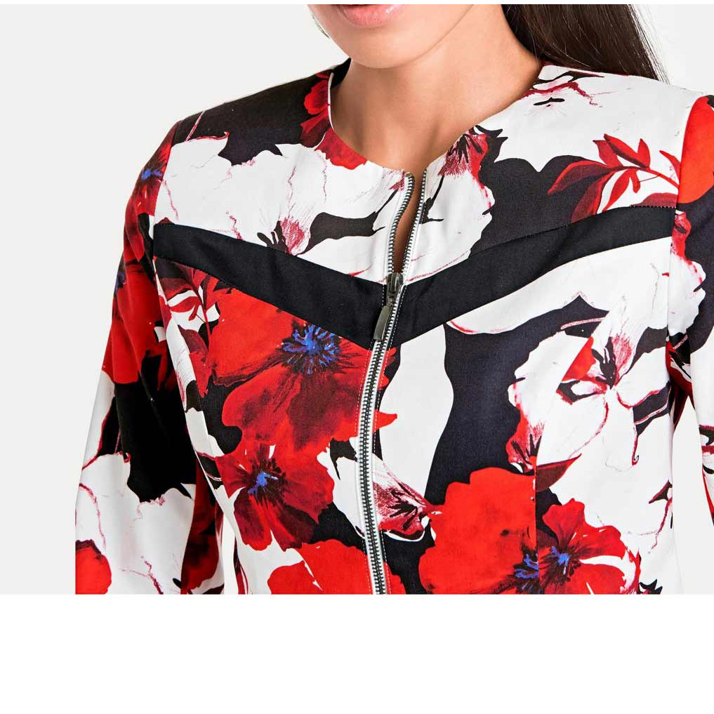 Designer-Blazer weiß-bunt