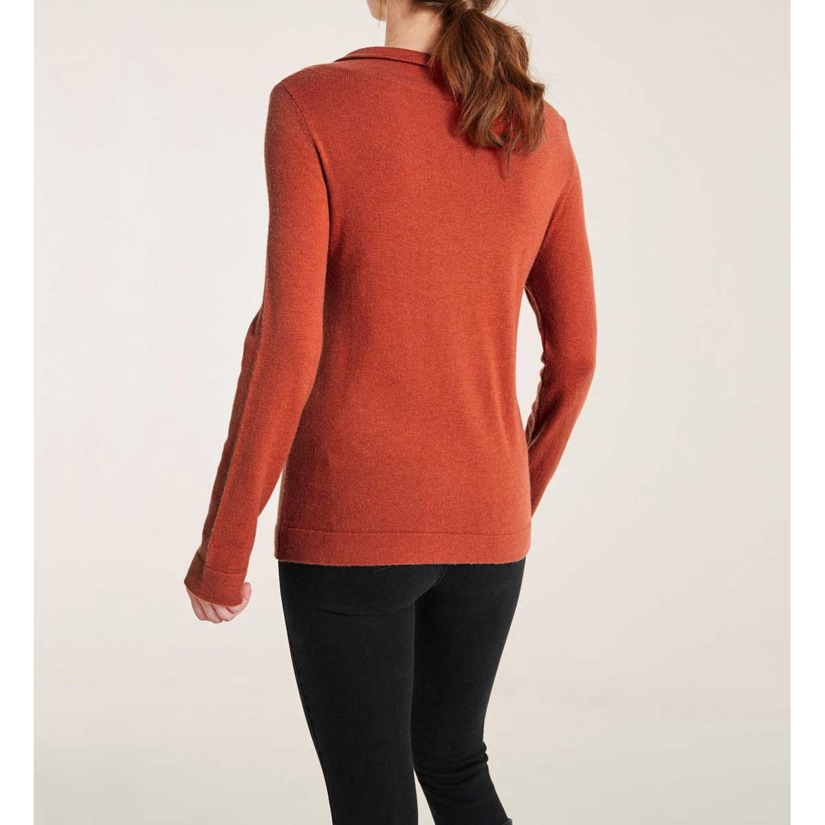 Designer-Pullover orange