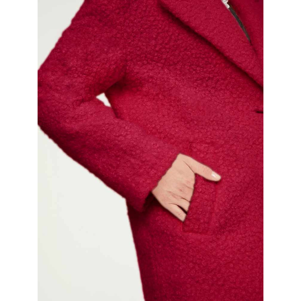 Designer-Teddyplüsch-Mantel hibiskus