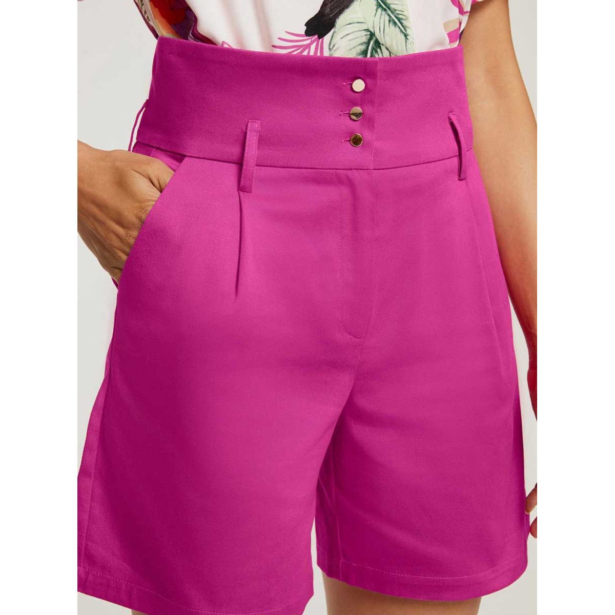 Designer-Shorts fuchsia
