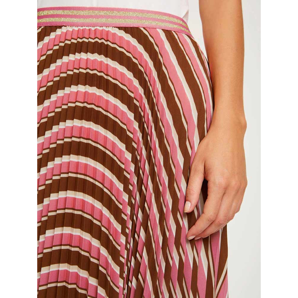 Designer-Plisseerock bunt