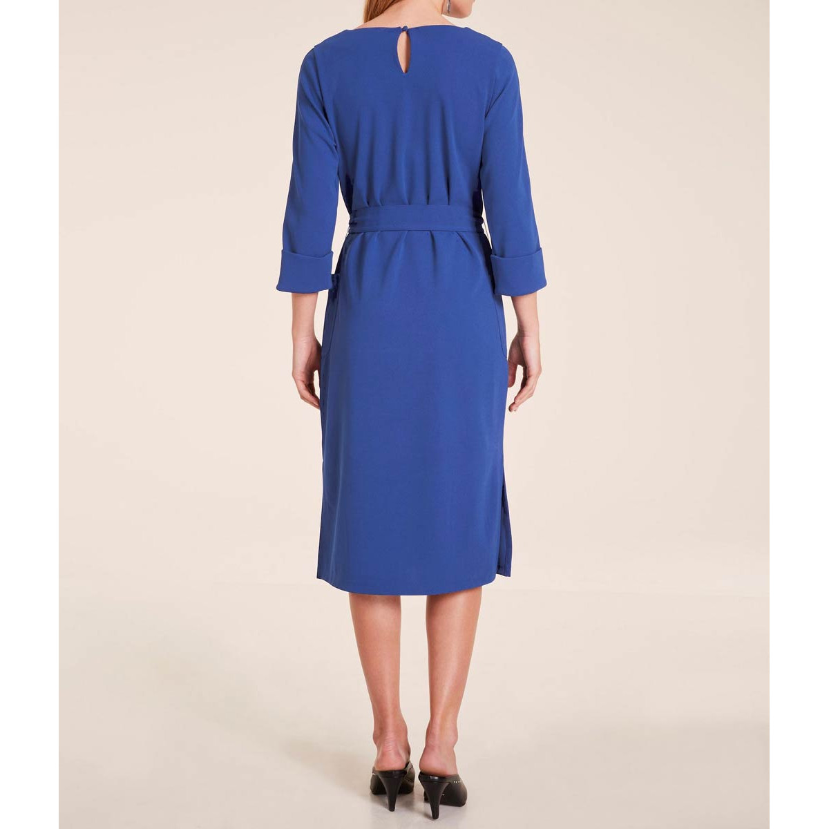Designer-Kleid azurblau