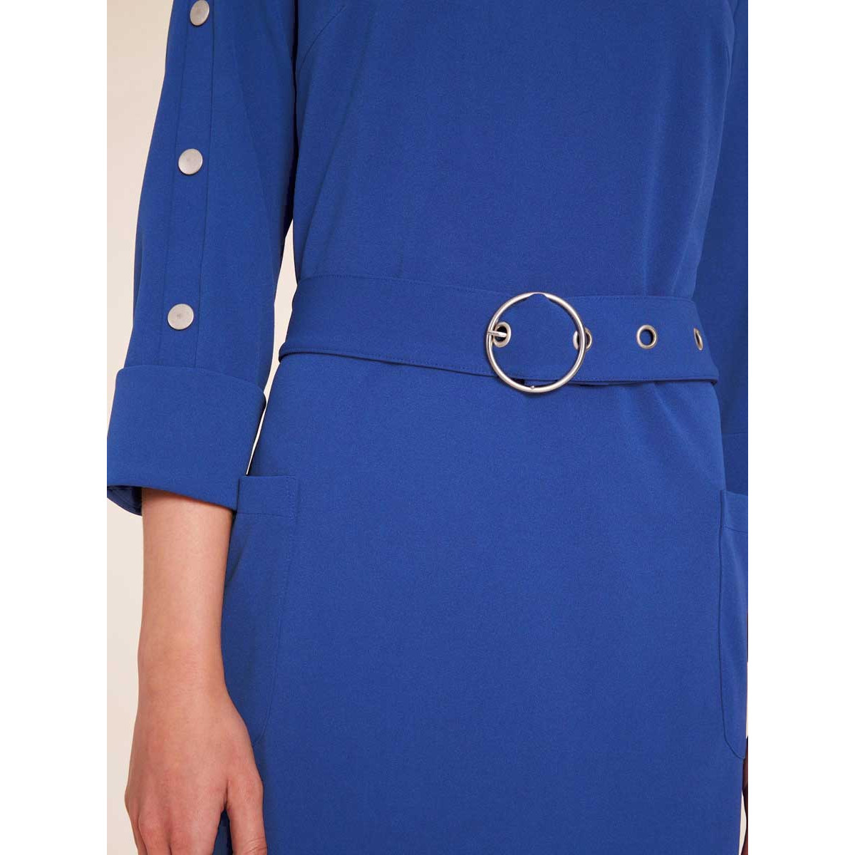Designer-Kleid azurblau
