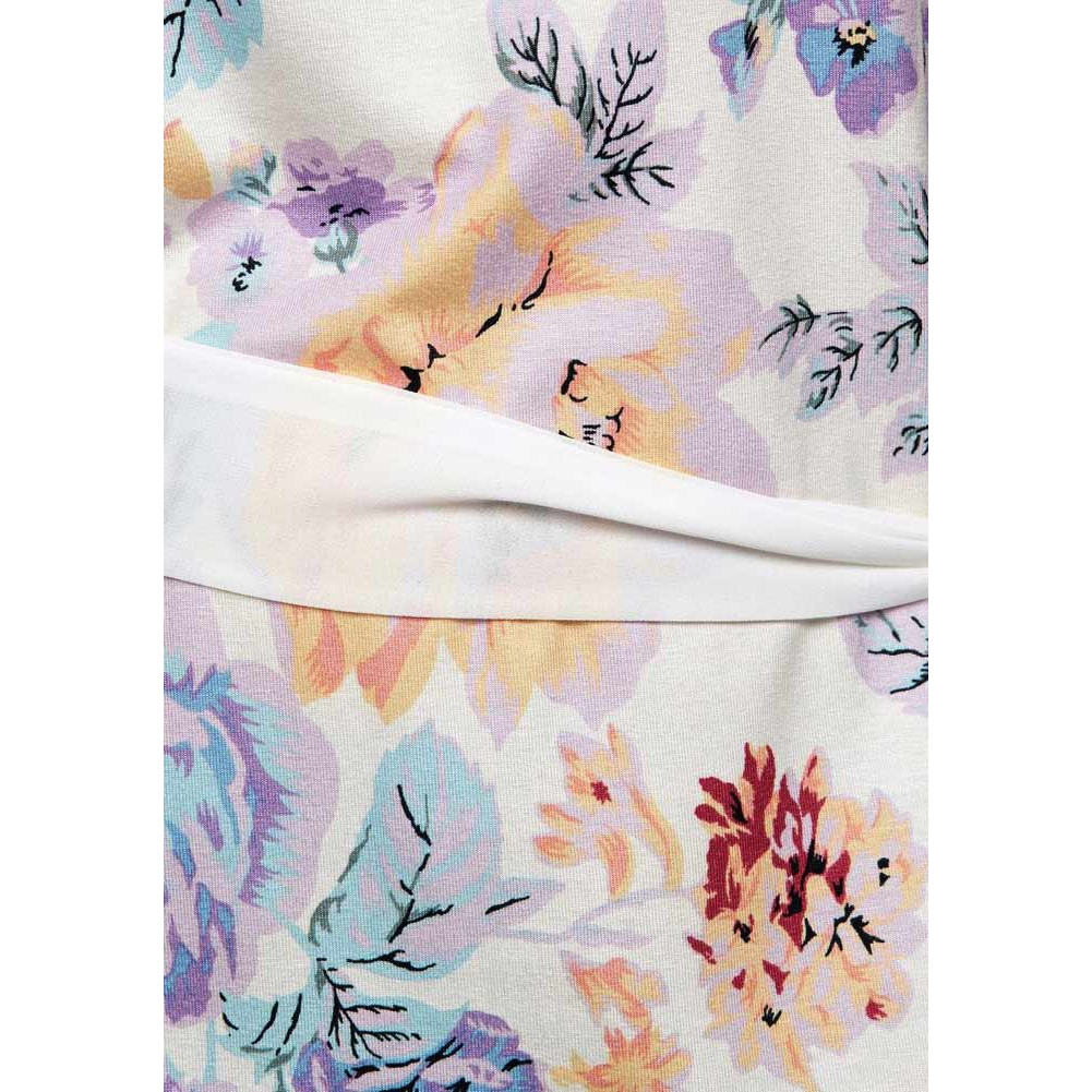 Designer-Tunika-Shirt ecru-bunt
