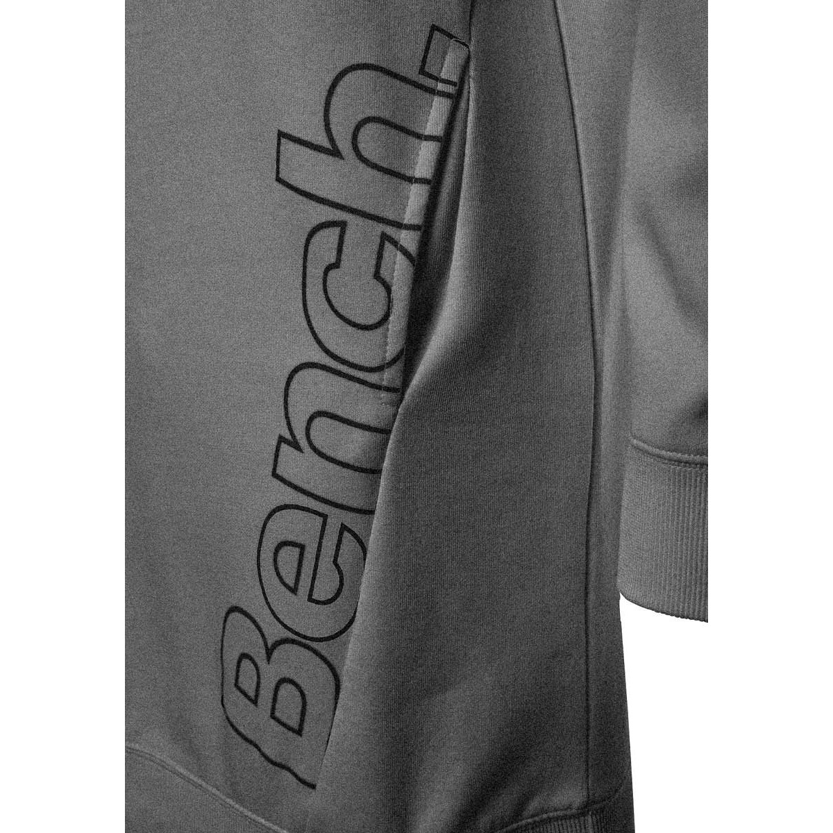 Marken-Sweatkleid m. Logoprint anthrazit