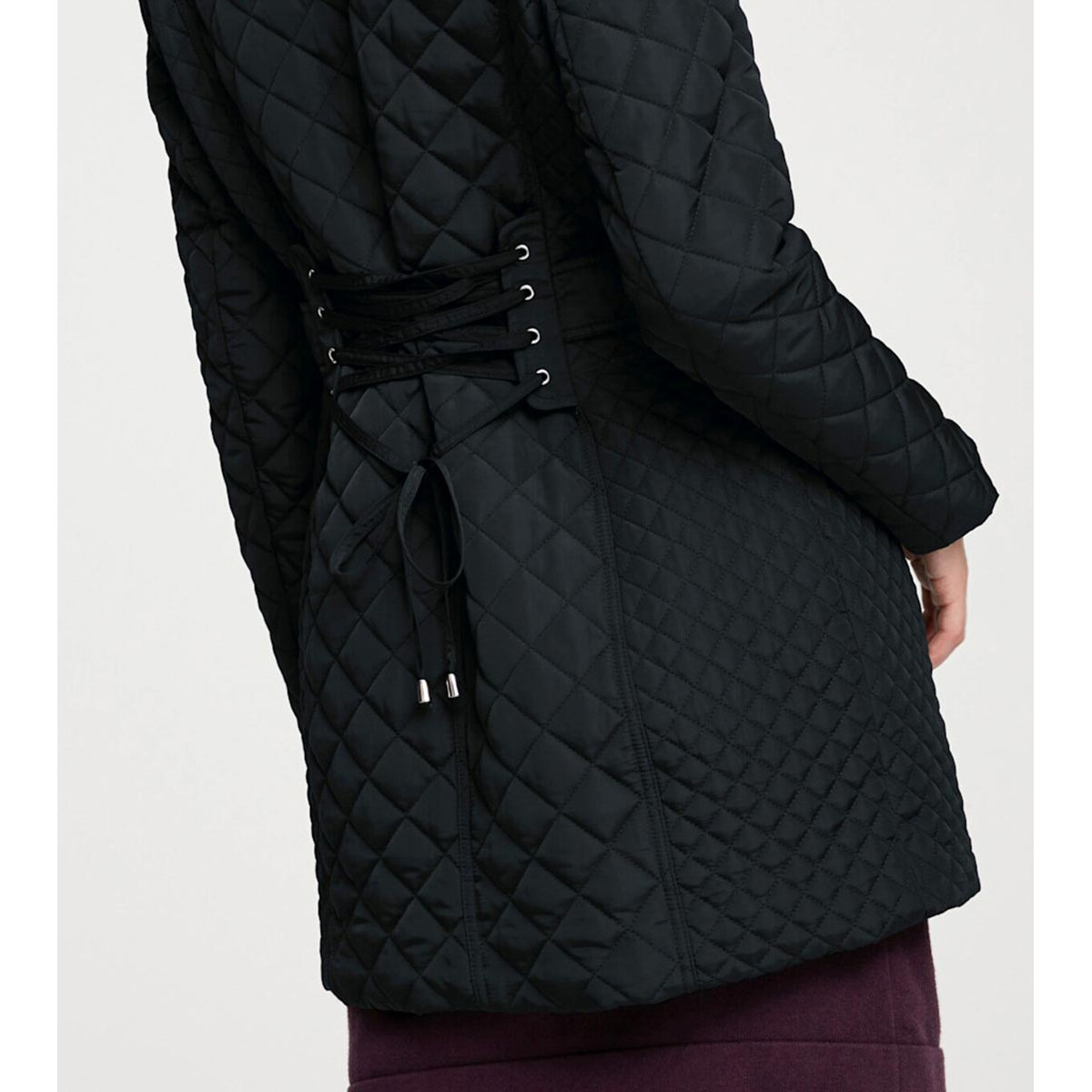 Designer-Steppjacke schwarz