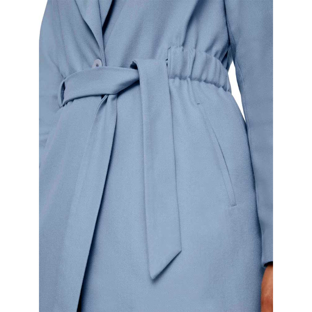 Designer-Kurzmantel hellblau