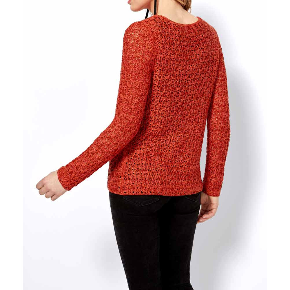 Strickjacke orange