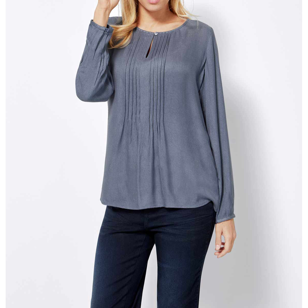 Bluse jeansblau