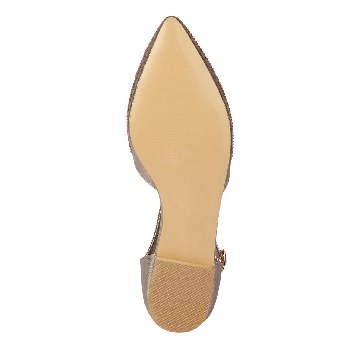Marken-Ballerina m. Strass roségold