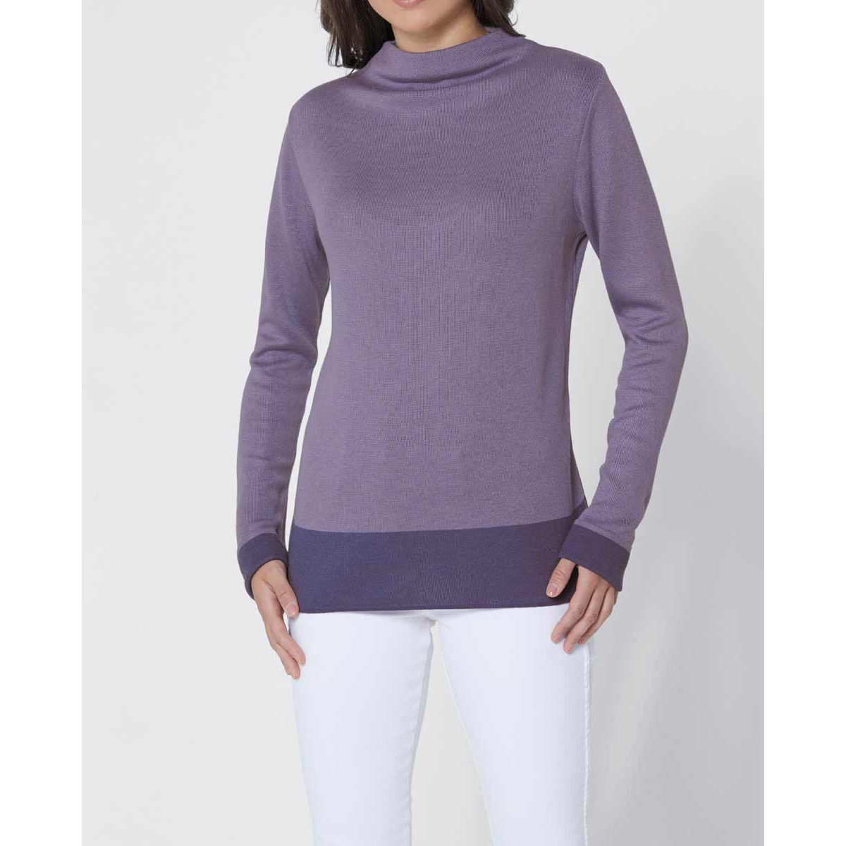 Luxus-Kuschel-Pullover lavendel
