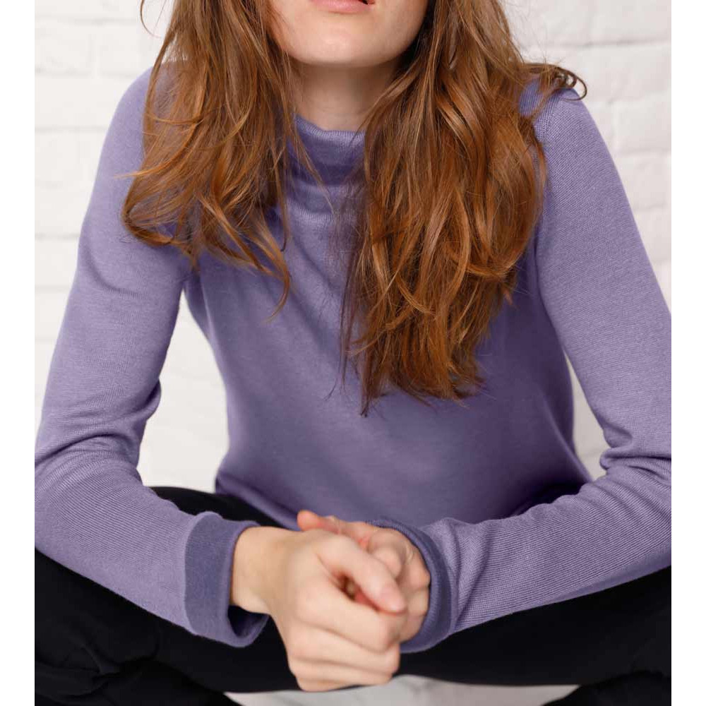 Luxus-Kuschel-Pullover lavendel