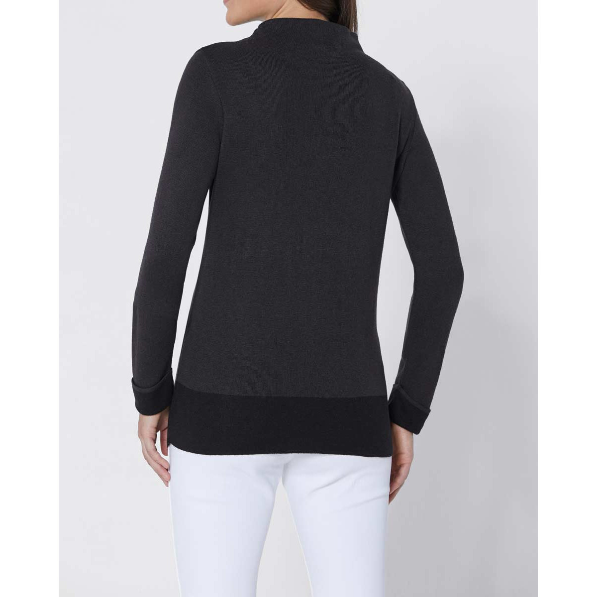 Luxus-Kuschel-Pullover anthrazit