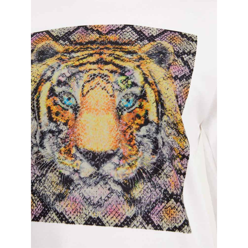 Designer-Druckshirt creme-bunt