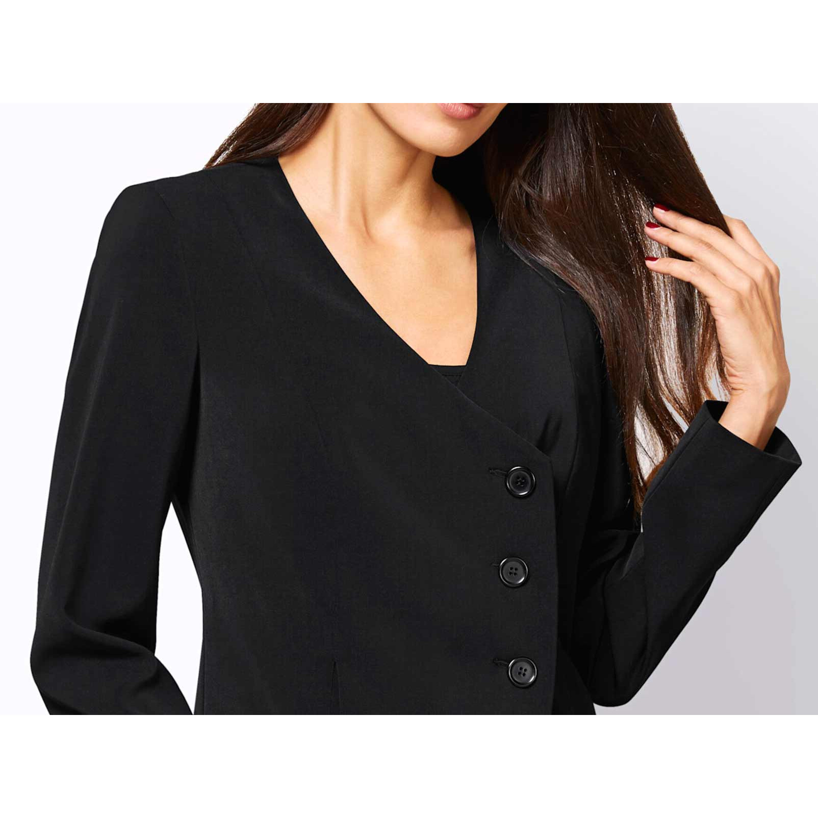 Designer-Blazer schwarz